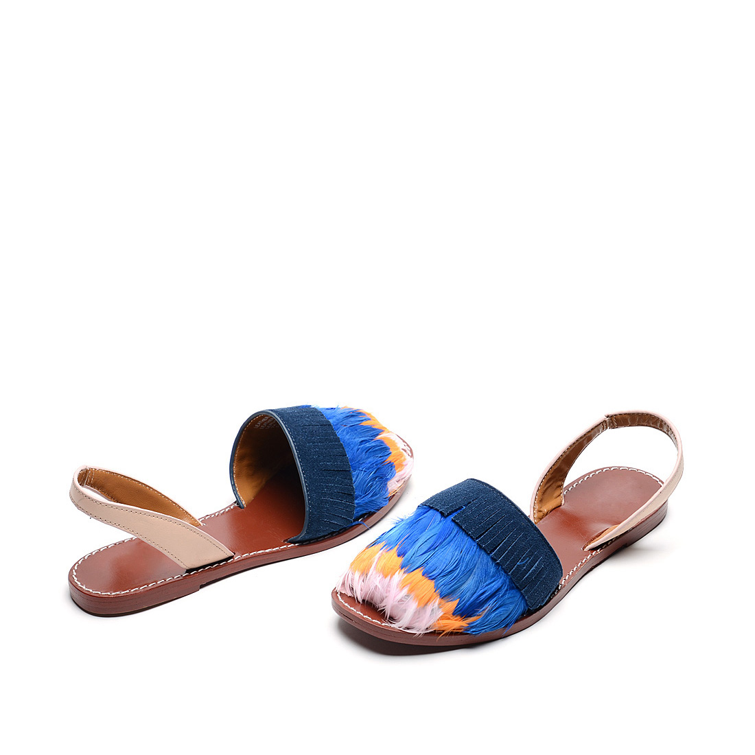 [Fovilla]欧美风简约进口特殊面料凉鞋(尺码标准)
编号：A0698L1A17