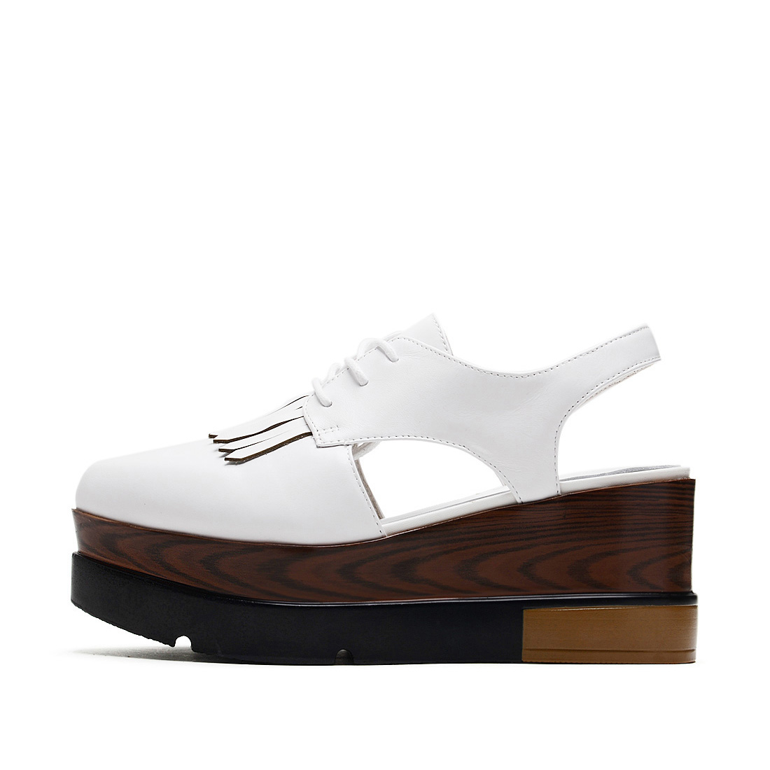 [FOOTWILL福特薇]欧美风交叉绑带牛皮革半凉鞋(尺码标准)
编号：A0788B1A70