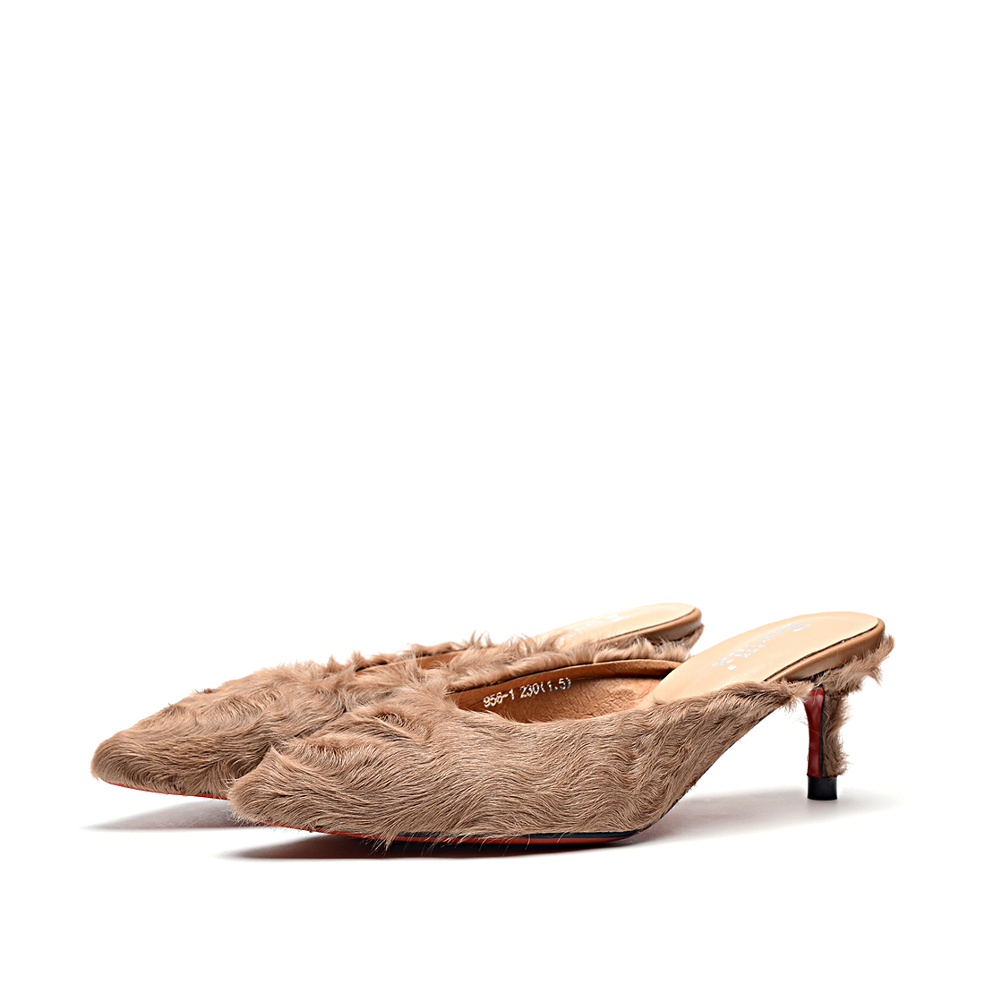 [Fovilla]欧美风简约羊毛织物拖鞋(尺码标准)
编号：A3873T1A17